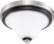 Nuvo 60/1744 - Keen; 1 Light; 11 in.; Flush Dome with Satin White Glass