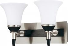 Nuvo 60/1752 - Keen; 2 Light; Vanity with Satin White Glass