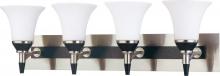 Nuvo 60/1754 - Keen; 4 Light; Vanity with Satin White Glass