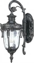 Nuvo 60/2022 - Dunmore; 1 Light; Mid-Size Wall Lantern; Arm Down with Clear Water Glass