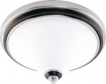 Nuvo 60/2459 - Keen ES; 2 Light; 15 in.; Flush Dome with Satin White Glass; Lamp Included