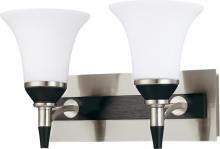 Nuvo 60/2465 - Keen ES; 2 Light; Vanity with Satin White Glass; Lamp Included