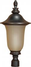 Nuvo 60/2511 - 1-Light Outdoor Post Lantern with Photocell in Old Penny Bronze Finish and (1) 23W GU24 Bulb