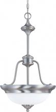 Nuvo 60/2562 - Glenwood ES; 2 Light; Pendant with Satin White Glass; Lamps Included