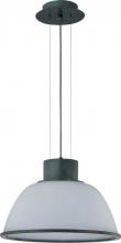 Nuvo 60/2926 - 1-Light 20" Pendant in Aged Bronze with Frosted Prismatic Glass