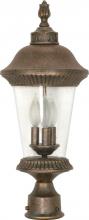 Nuvo 60/971 - Clarion - 3 Light - 22" - Post Lantern - w/ Clear Seed Glass