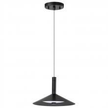 Nuvo 62/2071 - Corrine; 10 Inch LED Pendant; Matte Black; 3K/4K/5K CCT Selectable