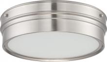 Nuvo 62/521 - Ben - LED Flush Fixture with Satin White Glass