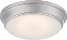 Nuvo 62/611 - Haley - LED Flush with Frosted Glass - Brushed Nickel Finish