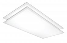 Nuvo 65/330 - LED Flat Panel Fixture; 50 Watt; 2ft x 4ft; 3500K; 2-Pack