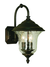 Framburg 1220 SBR - 3-Light Siena Bronze Hartford Exterior Wall Mount