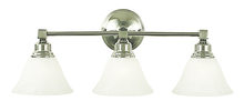 Framburg 2423 BN/AM - 3-Light Brushed Nickel Taylor Sconce