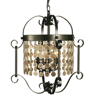 Framburg 2924 BN - 5-Light Brushed Nickel Naomi Dining Chandelier