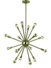 Framburg 4395 PN - 16-Light Polished Nickel Simone Chandelier