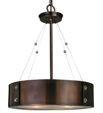 Framburg 5392 RB/EB - 4-Light Roman Bronze/Ebony Oracle Dinette Chandelier