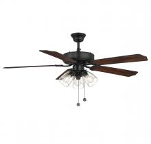 Savoy House Meridian M2022MBKRV - 52" 3-Light Ceiling Fan in Matte Black