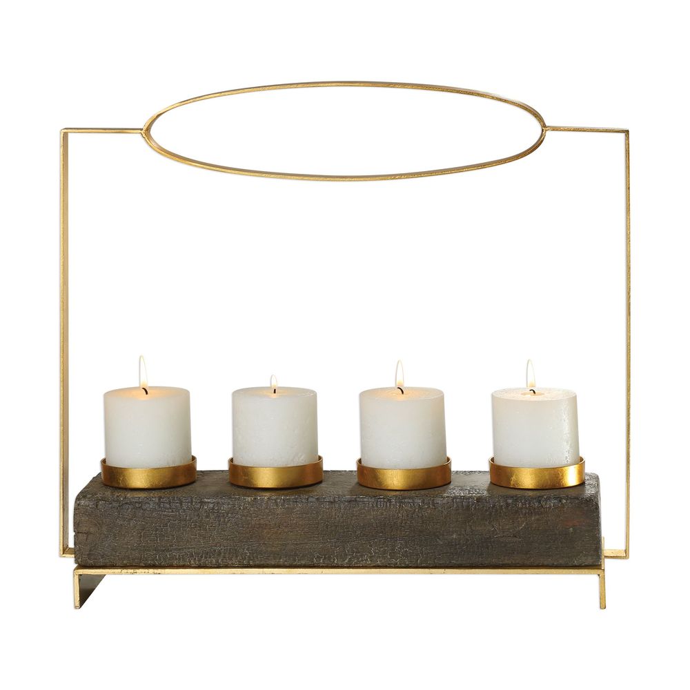 Uttermost Amrit Gold Candleholder