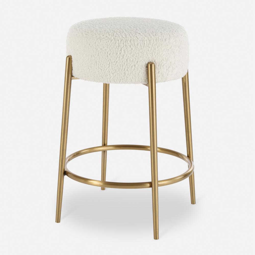 Arles Brass Counter Stool