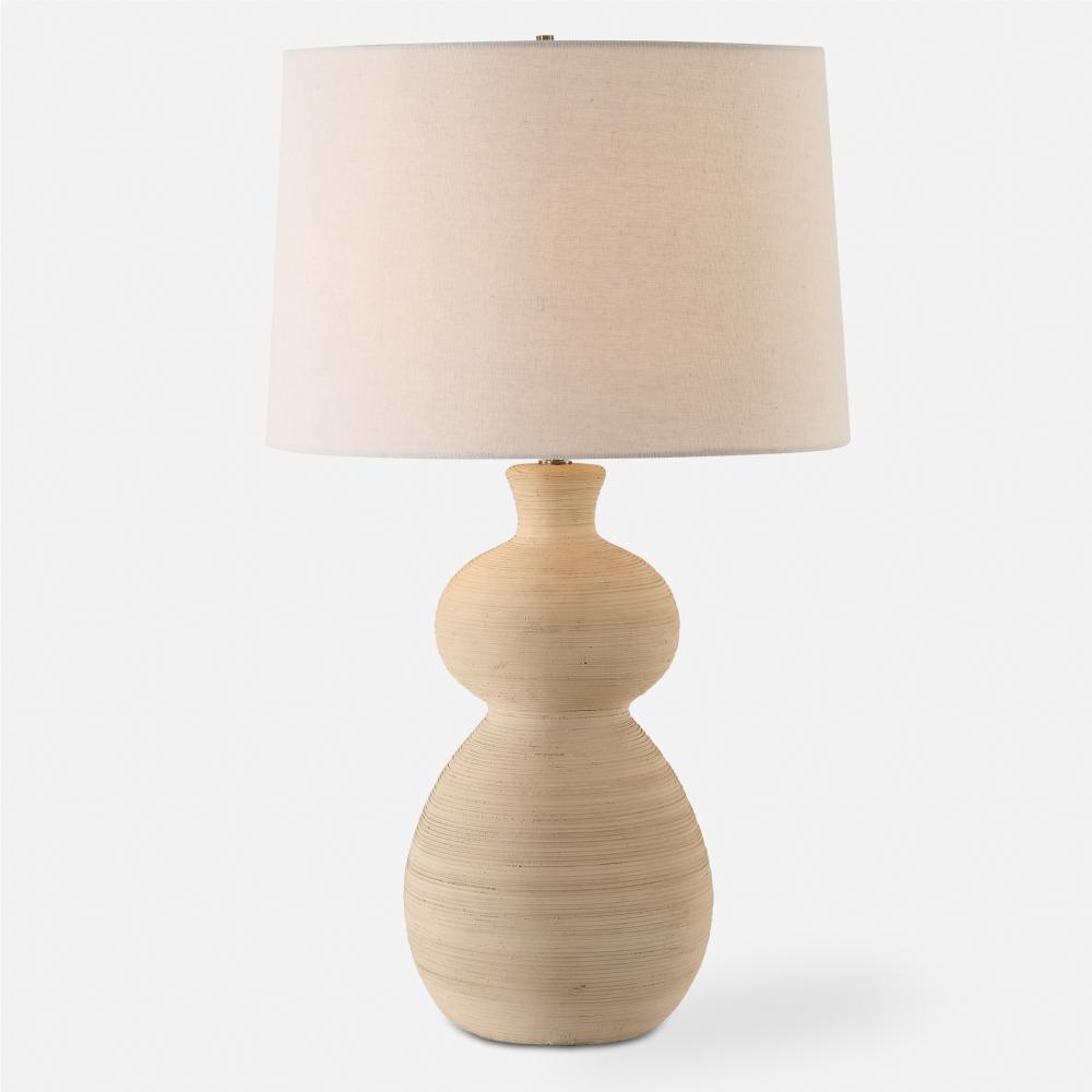 Pueblo Fired Clay Table Lamp