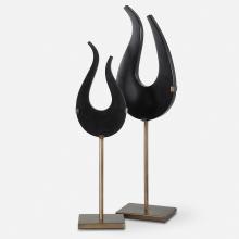 Uttermost 18136 - Uttermost Black Flame Sculptures, S/2