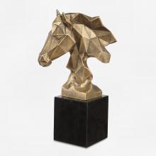 Uttermost 18185 - Uttermost Chiseled Horse Bust Sculpture