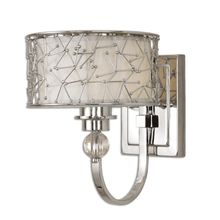 Uttermost 22484 - Uttermost Brandon 1 Light Nickel Plated Wall Sconce