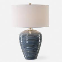 Uttermost 30359 - Uttermost Moher Glossy Blue Table Lamp