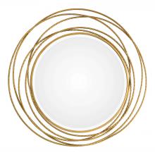 Uttermost 09348 - Uttermost Whirlwind Gold Round Mirror