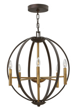 Hinkley 3466SB - Small Orb Chandelier