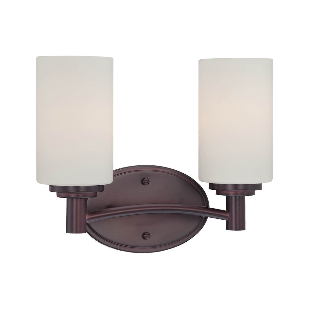 Thomas - Pittman 12'' Wide 2-Light Vanity Light - Sienna Bronze