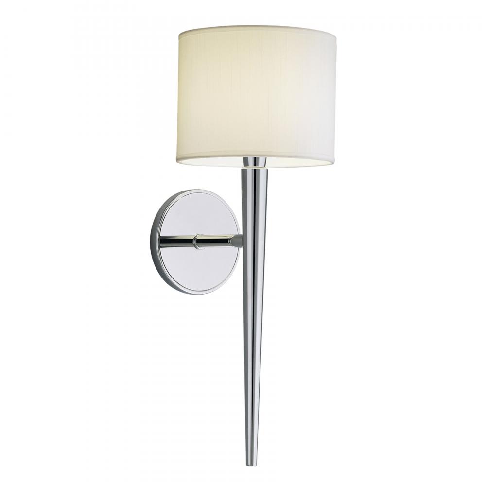 Angelica 19.5'' High 1-Light Sconce - Polished Nickel