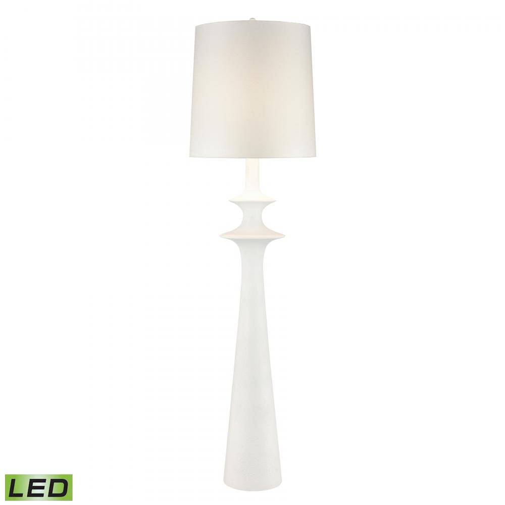 Erica 76'' High 1-Light Floor Lamp - Dry White - Includes LED Bulb