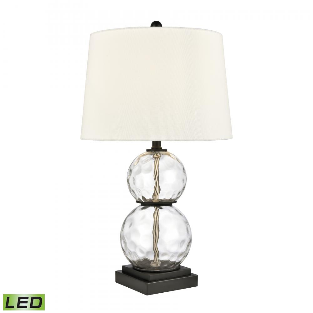 Forsyth 26'' High 1-Light Table Lamp - Clear - Includes LED Bulb