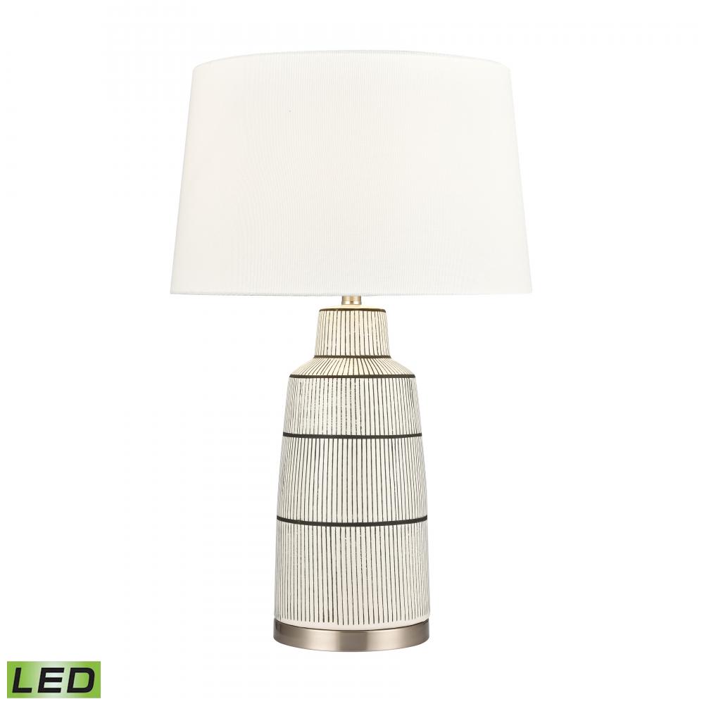 Ansley 30'' High 1-Light Table Lamp - Gray - Includes LED Bulb