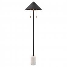 ELK Home H0019-11111-LED - Jordana 58'' High 2-Light Floor Lamp - Matte Black - Includes LED Bulb