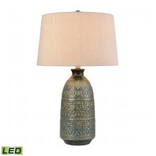ELK Home S0019-11143-LED - Burnie 28'' High 1-Light Table Lamp - Blue Glazed - Includes LED Bulb