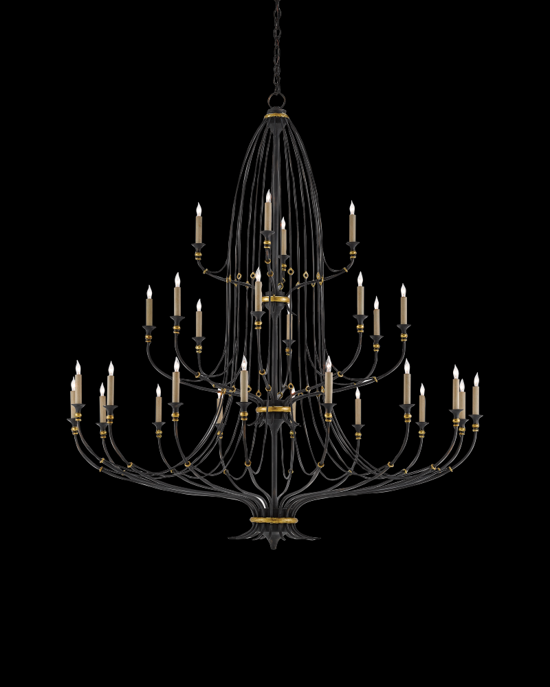 Folgate Grande Black Chandelier