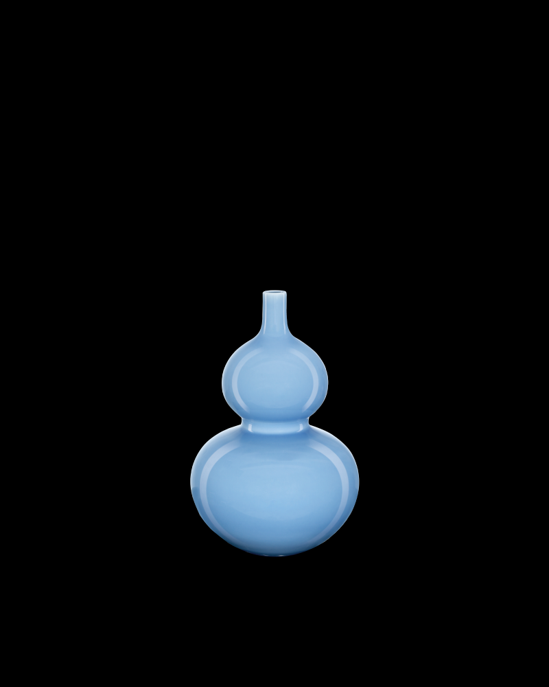 Sky Blue Double Gourd Vase