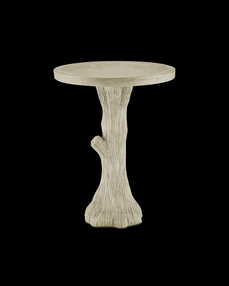 Faux Bois Small Bird Bath