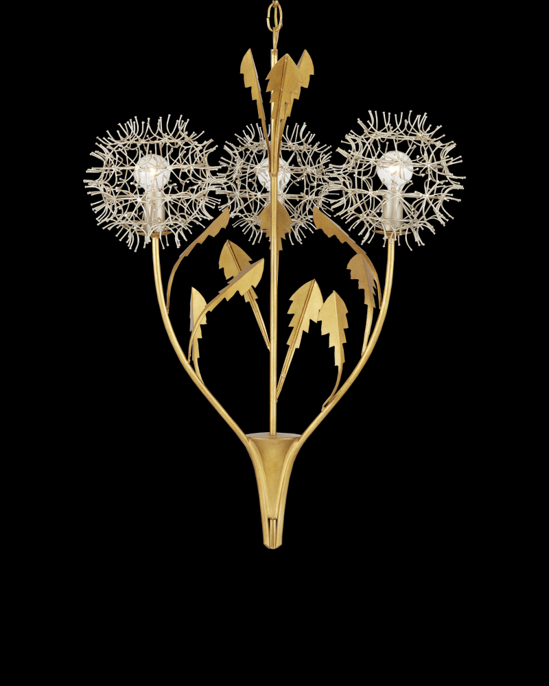 Dandelion Silver & Gold Pendan