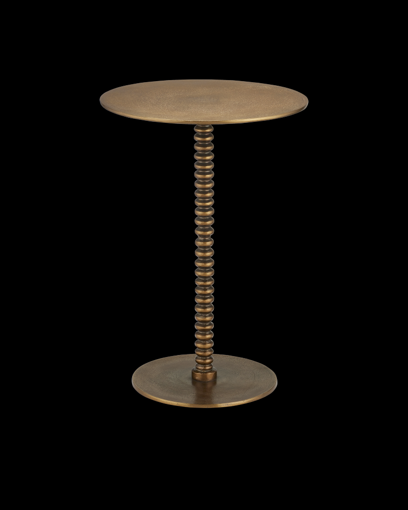 Dasari Brass Accent Table