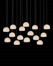 Currey 9000-1181 - Virtu 15-Light Linear Multi-Drop Pendant