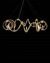 Currey 9490 - Ringmaster Gold Chandelier