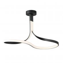  E30660-BK - Serpentine-Semi-Flush Mount